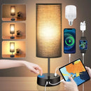 Ljojo LED Desk Lamp with USB-C Port X2, USB-Port X2, and Touch Control, Office & Bedroom Reading Light