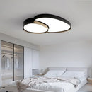 Ljojo Modern Minimalist LED Ceiling Lamp Black White Light Home Creative Indoor Lighting