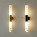 Ljojo Marble Copper Wall Lamp for Living Room TV Background Wall Decor