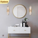 Ljojo Marble Wall Lamp: Modern LED Lighting Fixtures for Bedroom, Study, and Hotel
