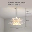Italian Design White Butterfly Chandelier LED Dimming Pendant Light for Dreamy Atmosphere by Ljojo