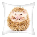 Hedgehog Print Pillow Cover for Home Sofa Decor 45X45cm - Ljojo