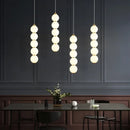 Modern Minimalist Glass Ball Chandelier Pendant Light for Living Room by Ljojo