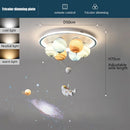 Ljojo Modern Minimalist Nordic Astronaut Planet Rope LED Ceiling Lamps for Living Room