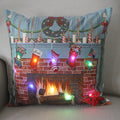 Ljojo LED Christmas Pillow Cover for Festive Holiday Decor