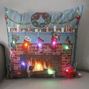 Ljojo LED Christmas Pillow Cover for Festive Holiday Decor