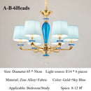 LED Fabric Pendant Light Fixture Modern Nordic Style Dining Room Living Room Lamps by Ljojo