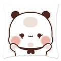 Cute Panda Bears Printed Pillow Case for Sofa Decoration by Ljojo