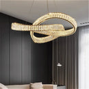 Nordic Luxury LED Crystal Chandelier Pendant Light for Home Decor by Ljojo