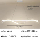 Ljojo LED Pendant Light Modern Minimalist Chandelier 40W Kitchen Dining Room Lamp