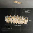 Italian Postmodern Glass Pendant Light Fixture by Ljojo - Elegant Feather Design for Luxurious Living Spaces