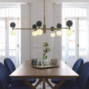 Luxury Restaurant LED Ceiling Pendant Lights Minimal Hanging Fixture by Ljojo for Villa Lobby Dinning Living Room
