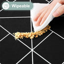 Ljojo 30x72inch Elastic Waterproof Rectangle Table Cover for Home Party & Outdoor