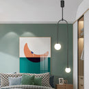 Ljojo Luxury Glass Ball LED Pendant Light for Living Room & Bedroom