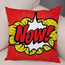 Ljojo Letters Print POP ART Pillowcase - Home Decor Cushion Cover