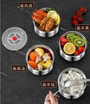 Ljojo 316 Stainless Steel Insulated Bento Lunch Box, 4-Layer Anti-Overflow Design