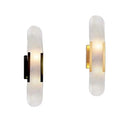Ljojo Marble Chandelier: Modern Suspended Linear Alabaster design for Elegant Lighting