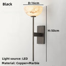 Minimalist Marble Wall Light for Bedroom | Modern Home Decor Lighting by Ljojo