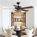 Modern Led Ceiling Fans - Retro Creative Wooden Fan by Ljojo