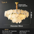 Marble Led Chandelier For Living Room - Elegant Nordic Pendant Light by Ljojo