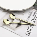 Ljojo 24-Piece Stainless Steel Champagne Gold Cutlery Set