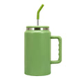 Ljojo 1500ml Insulated Tumbler with Handle and Straw Lid