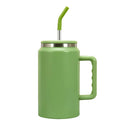 Ljojo 1500ml Insulated Tumbler with Handle and Straw Lid