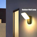 Ljojo 12W Outdoor Wall Lamp - Motion Sensor LED Aluminum Sconce, Waterproof IP65
