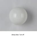 Ball Glass Lampshade Wall Lamp Modern Concealed Base Sconce for Living Room by Ljojo