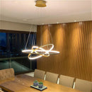 LED Pendant Lights Modern Minimalist Chic Metal Chandeliers by Ljojo