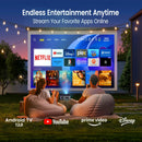 Ljojo™ 4K Android 12 8K Video Projector 35000 Lumens Home Theater Auto Focus Keystone
