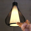 Modern Minimalist Bird Cage LED Ceiling Chandelier: Small Lantern Pendant Light for Home Decor by Ljojo