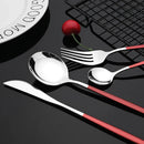 Ljojo 16-Piece Stainless Steel Cutlery Set Dinnerware Flatware Kitchen Tableware