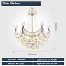 Ljojo Luxury Living Room Crystal Chandelier LED Ceiling Lighting Staircase European-Style Gold Nordic Glamour