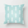 Ljojo Mint Green Geometric Print Lumbar Pillowcase