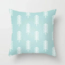 Ljojo Mint Green Geometric Print Lumbar Pillowcase