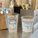 Kawaii Christmas Glass Cups - Ljojo 350ml Cute Christmas Mug Cocktail Beer Gift