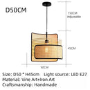 Japanese Wabi Sabi Style Chandelier | Retro Industrial Bedroom Light | Ljojo Indoor Lighting