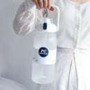 Ljojo 2000ML Sports Water Bottle with Straw - Large Capacity Jug for Fitness