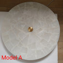 Ljojo Modern Marble LED Ceiling Lights Art Chandelier for Dining Living Room Home Decor