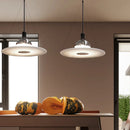 Ljojo LED Flying Saucer Ceiling Chandelier: Modern & Creative Bedroom Dining Room Hanging Lamp