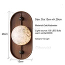 Designer Marble Wall Lamp Retro Creative Living Room Bedside Aisle Lamp by Ljojo