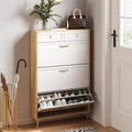 Ljojo™ Shoe Cabinet Storage with Drawers & Metal Legs