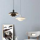 LED Pendant Light Creative Metal Umbrellas Modern Gradient Colourful UFO Adjustable Lighting Ljojo