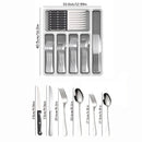 Ljojo 48-Piece Stainless Steel Tableware Set with Storage Box