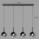 Ljojo Minimalist Glass Headboard Pendant Lamp for Luxury Bedroom