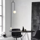 Ljojo Minimalist Line LED Pendant Light for Living Room and Bedroom
