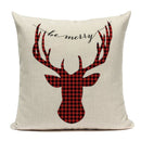 Linen Christmas Cushion Covers for Couch Living Room - Ljojo Glam Décor