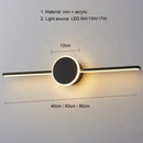 LED Wall Light Modern Bathroom Hardware Ljojo Indoor Lighting Mirror Line Lamp Decor