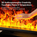 3D Atomized Fireplace Smart App Control Water Vapor Electric Steam Humidifier by Ljojo